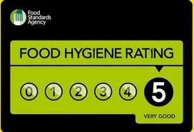 Food Standards Agency food hygiene rating: 5, very good